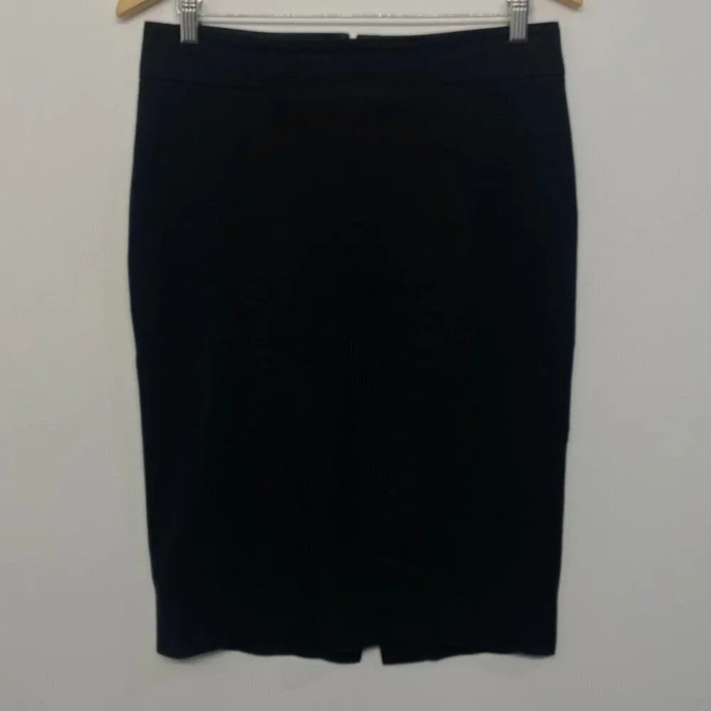 Gap‎ Straight Pencil Skirt Midi Stretch Women's 6 Black